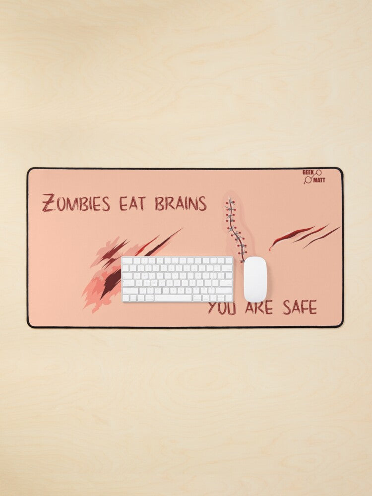 Eat Brains Desk Matt