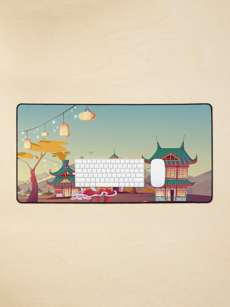 Chinese Town Desk Matt