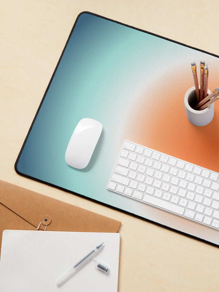 Mint Blue Circle Gradient Matt